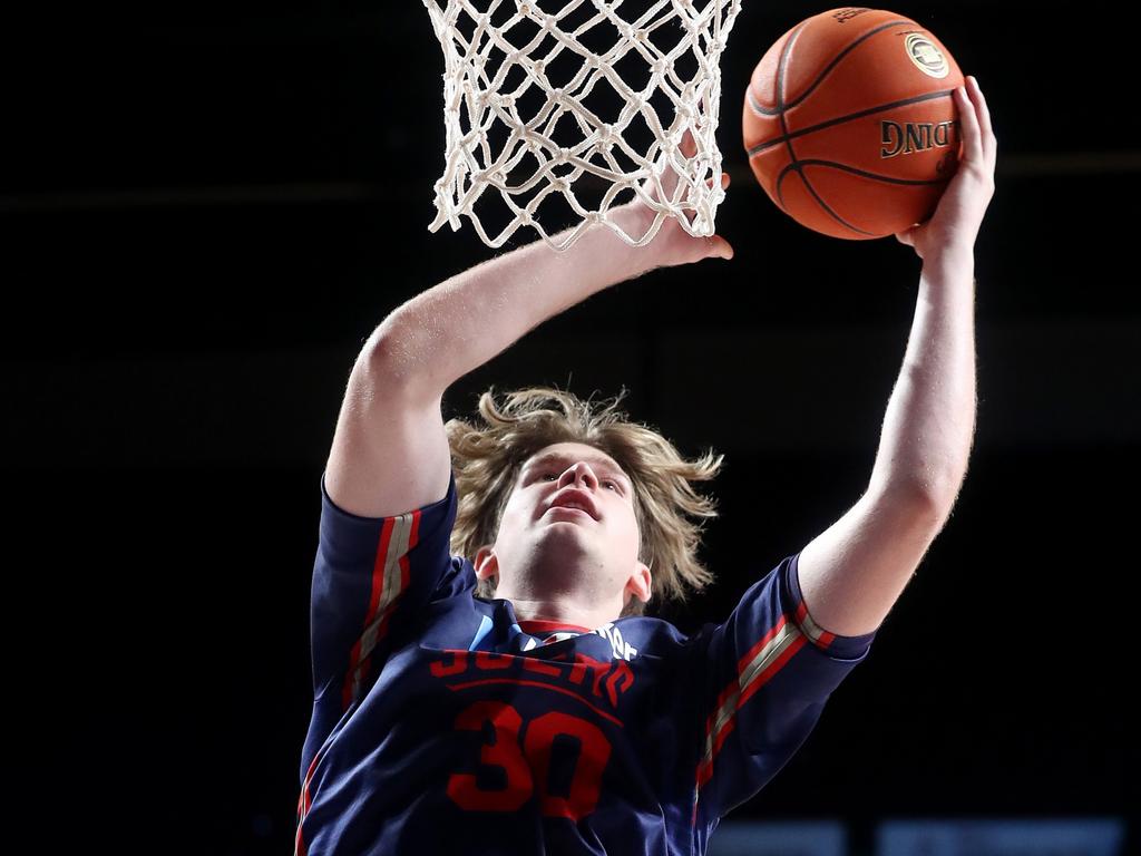 Lachlan Olbrich was a development player with the Adelaide 36ers in 2022. Picture: Getty Images