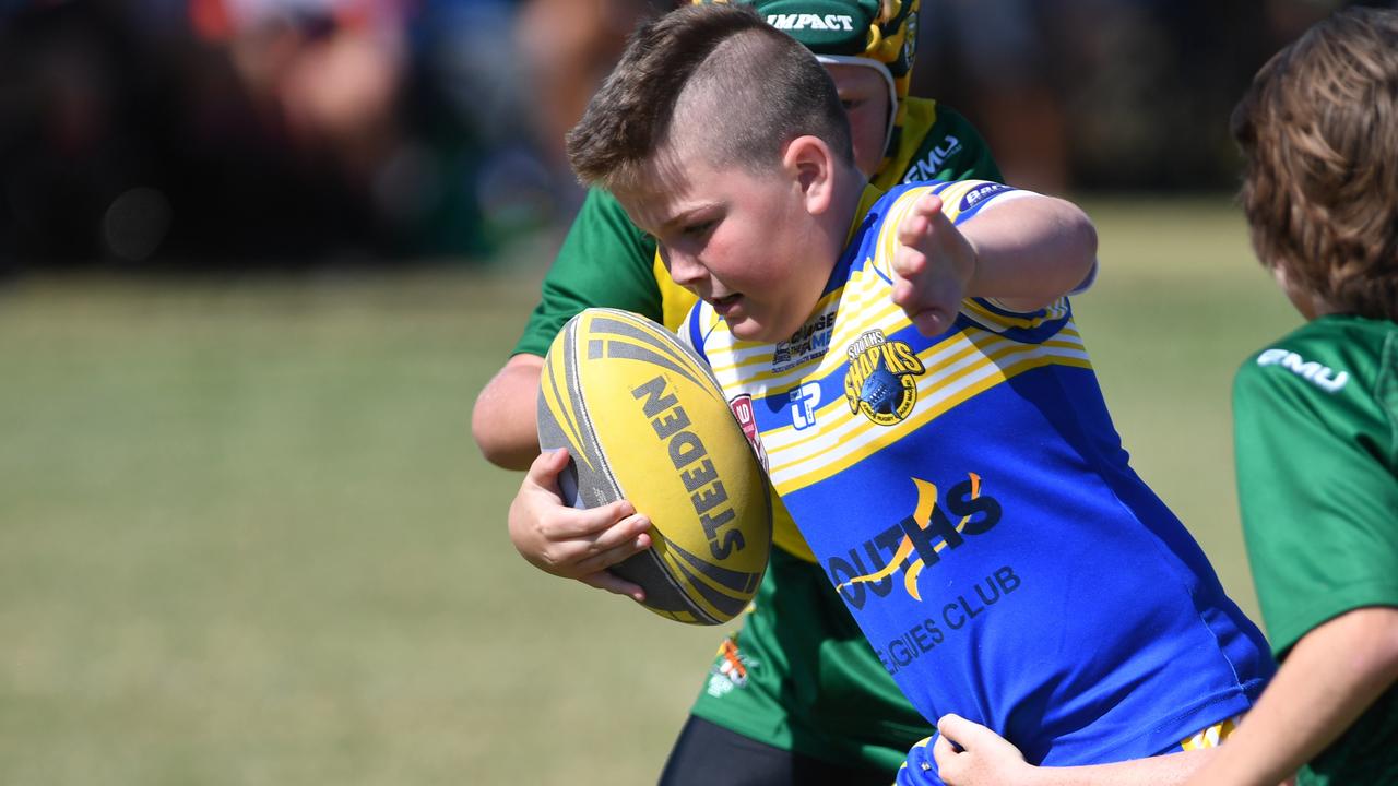 Day two of 2021 Laurie Spina Shield at Brothers. Mackay Souths Riley Lisiewicz. Picture: Evan Morgan