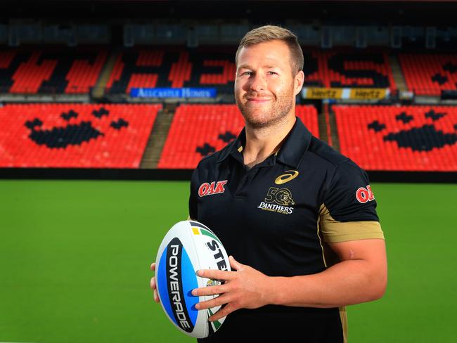Trent Merrin of the Penrith Panthers during a media session at Pepper Stadium, Penrith. pic Mark Evans