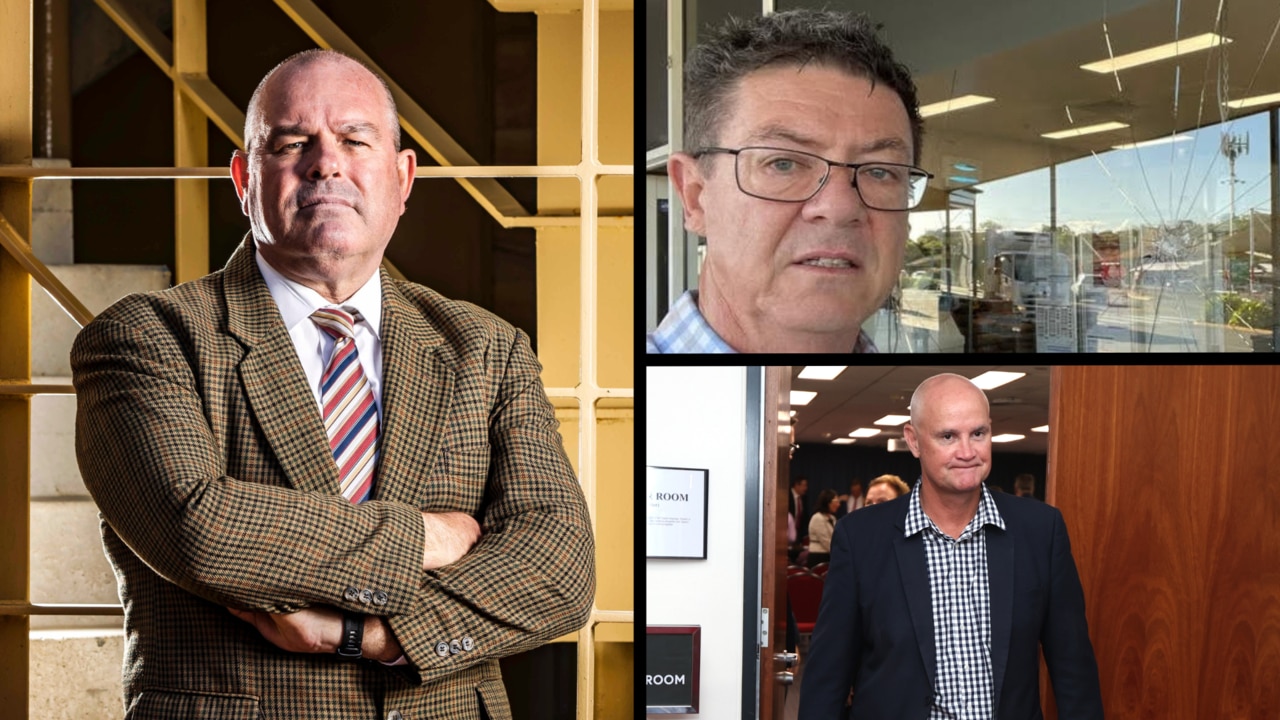 Bond University Criminologist Dr Terry Goldsworthy (left) said Gold Coast watchhouses should have enough capacity. Southport MP Rob Molhoek (top right) and Labor police spokesman Glenn Butcher (bottom).