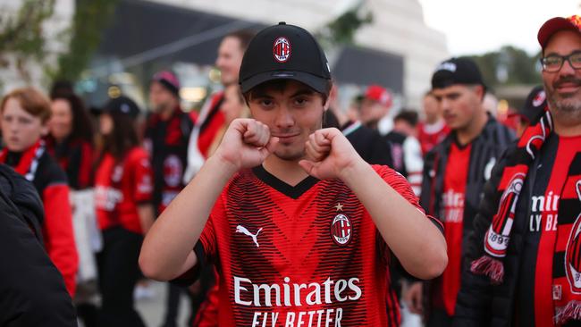 The excitement was palpable for fans of the Italian giants. Photo by James Worsfold/Getty Images