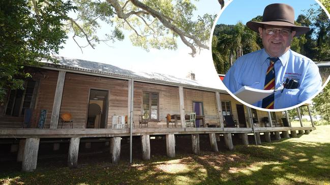 Lismore's oldest surviving home, Monaltrie Homestead, built about 1861 and first owned by Lismore's founder William Wilson has changed hands. (Neil Short inset). Picture: Gianni Francis