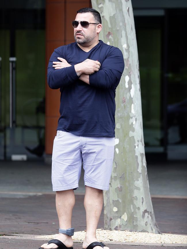 Michael Ibrahim outside his home in Sydney