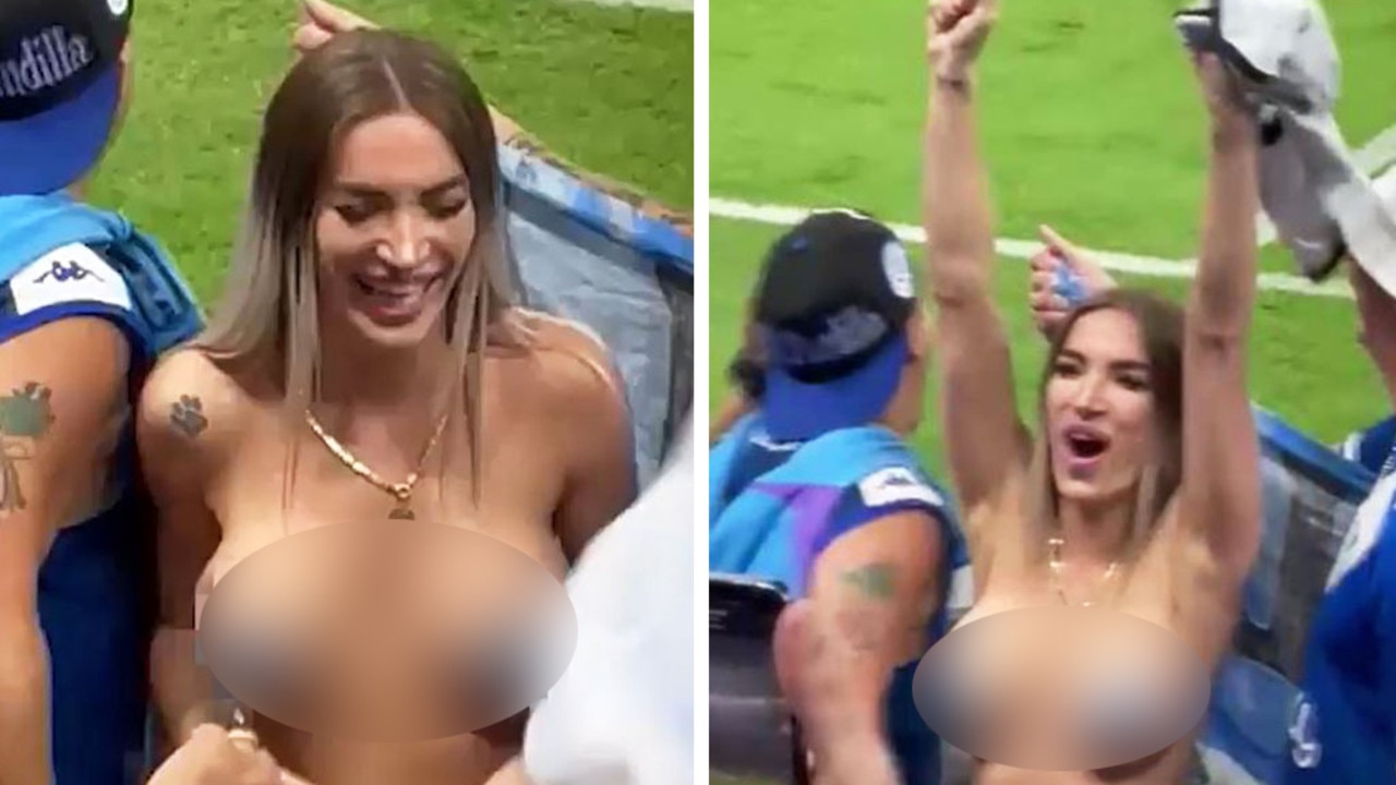 Argentina fans who went topless to celebrate victory in Qatar reveal  artists painted their breasts