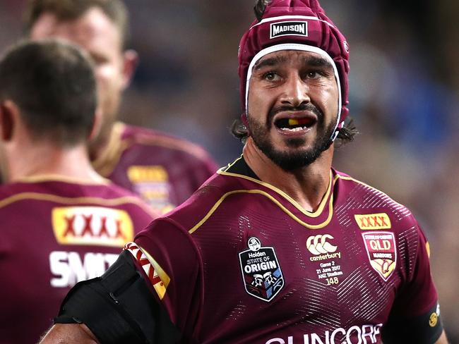 Johnathan Thurston helped lift the Maroons to victory in Game II.