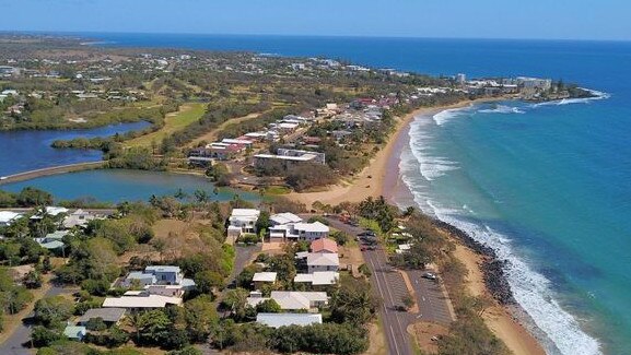 The coastal town of Bargara, Queensland.