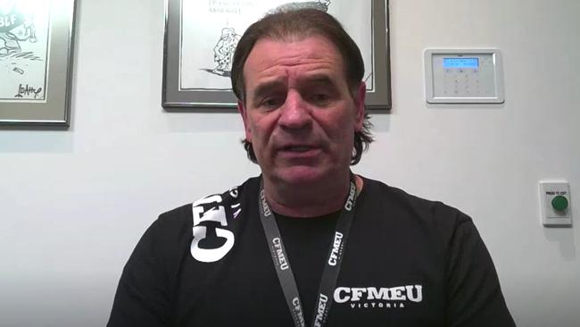 Victorian CFMEU branch head John Setka. Picture: ABC