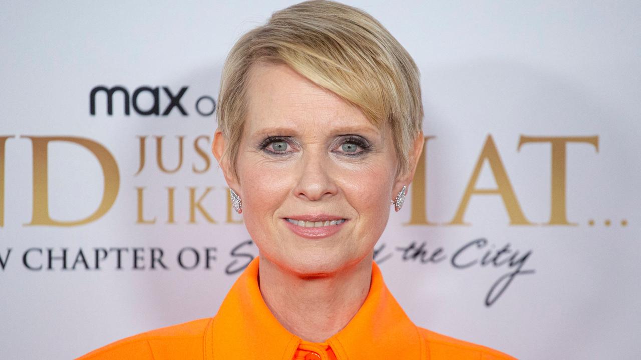 Cynthia Nixon, who plays Miranda Hobbes, disagrees the reboot is too politically correct. Picture: Kena Betancur / AFP