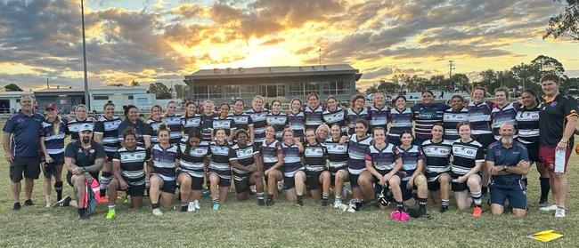 The region's best female rugby union players turned out at the Central Queensland Championships, vying for selection in the CQ Bushrangers team.