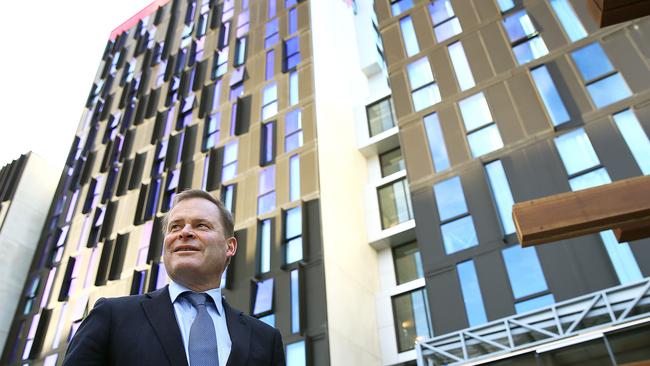 Former UTAS Vice Chancellor Peter Rathjen pictured in Hobart. Picture: SAM ROSEWARNE.