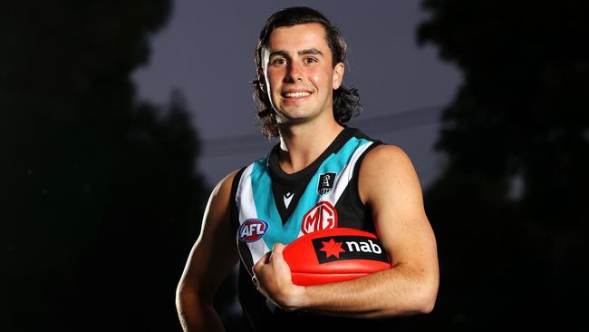 Port Adelaide traded up to draft Josh Sinn last year. Picture: Mark Stewart