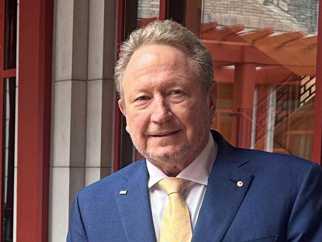 Fortescue executive chairman Andrew Forrest at BeijingÃ¢â¬â¢s Tsinghua university on Tuesday. Credit: Supplied