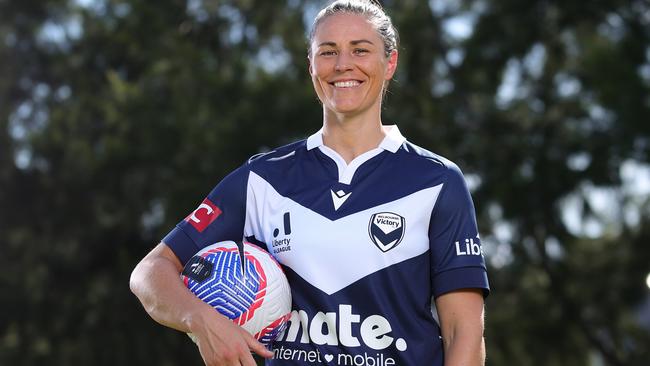 Emily Gielnik is back in Australia after re-joining Melbourne Victory. Picture: Getty Images)