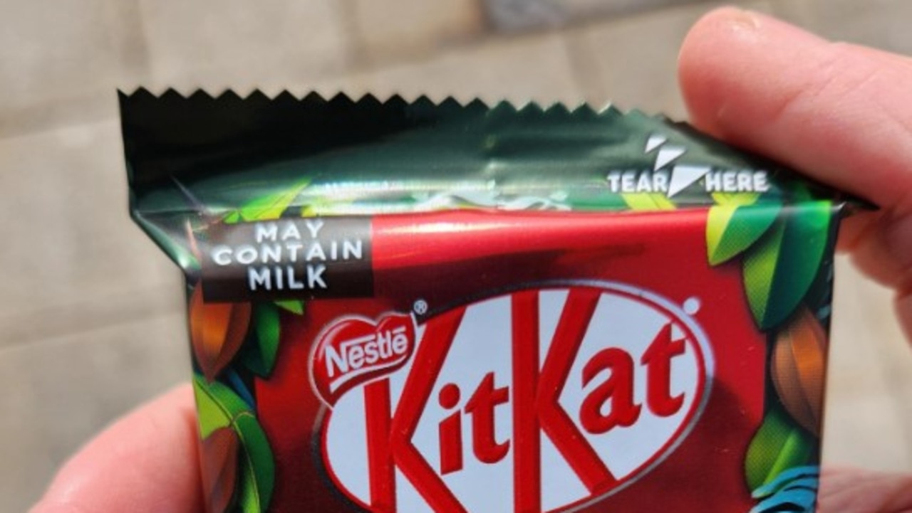 UK vegan KitKat features ‘may contain milk’ label | news.com.au ...