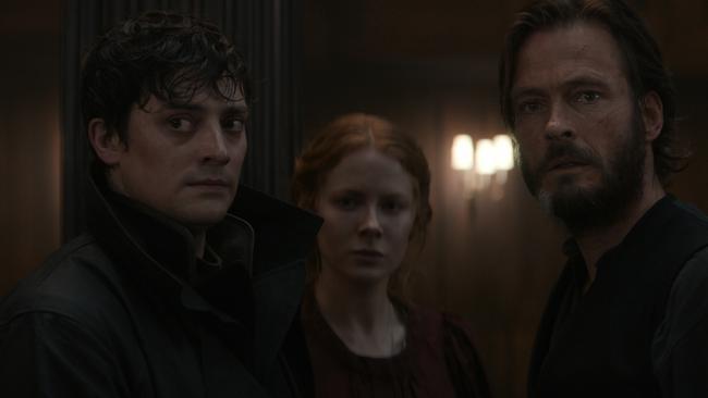 Aneurin Barnard, Emily Beecham and Andreas Pietschmann in 1899.