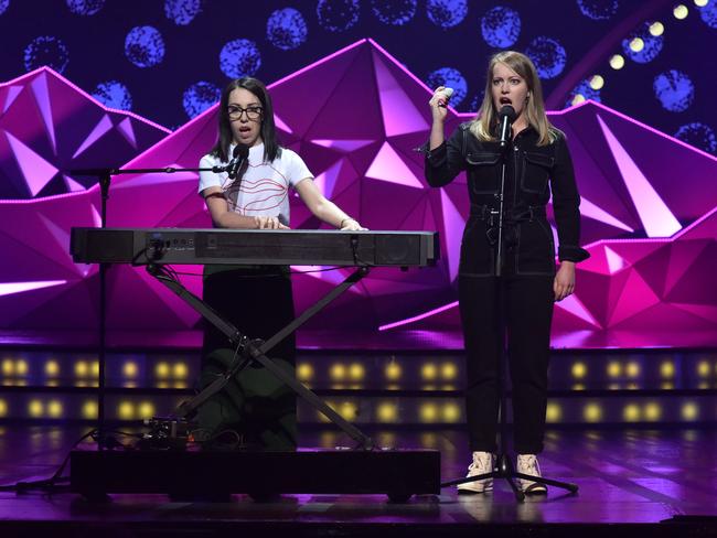 Flo and Joan were winners at the Comedy Allstars Supershow at the Palais. Picture: Jim Lee