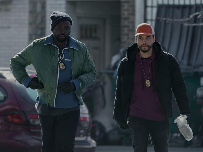 Brian Tyree Henry and Wagner Moura in Dope Thief on AppleTV+