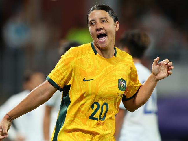 Sam Kerr got on the scoresheet again. Picture: James Worsfold/Getty Images