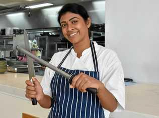 FOLLOWING HER DREAM: Diana Melonika, from Sri Lanka, won an experience to learn to cook from Noosa chef Peter Kuruvita after she won  Supreme Chef , a Sri Lankan version of  MasterChef . Picture: Caitlin Zerafa