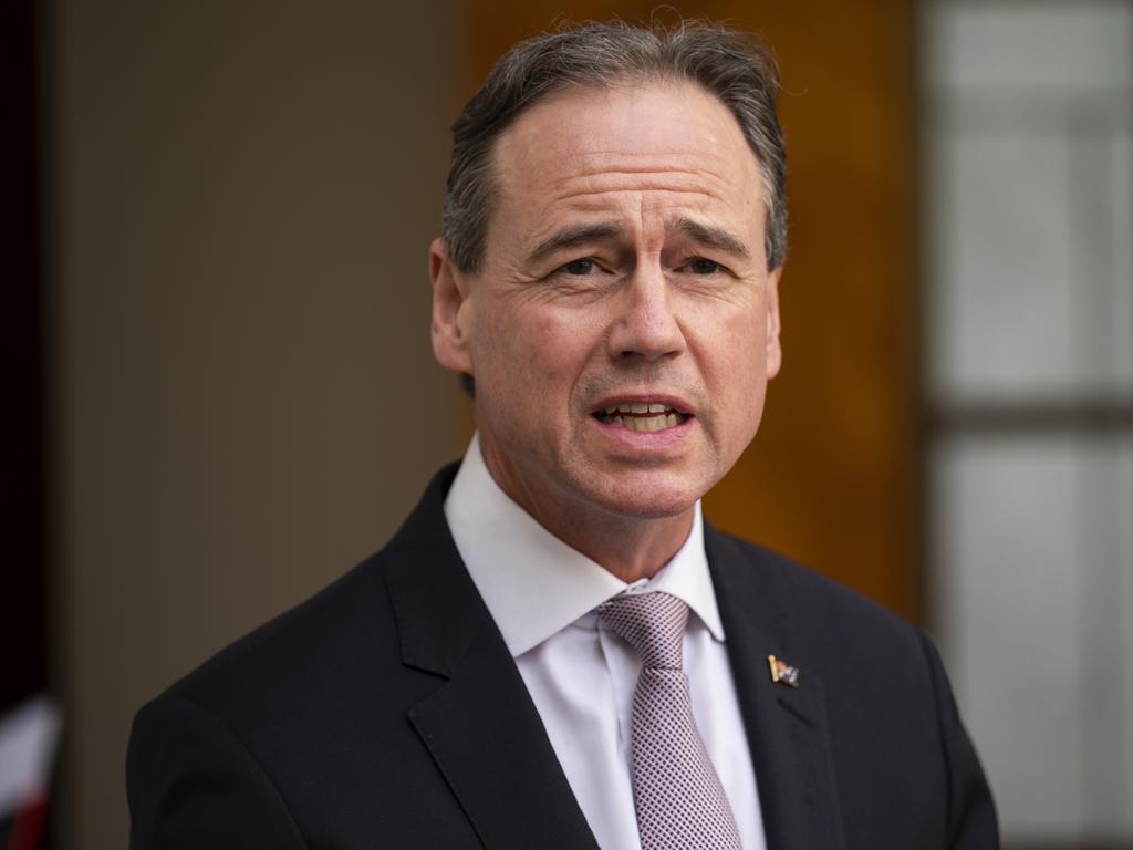 Health Minister Greg Hunt says Anasstacia Palaszczuk’s hard line border policy is a “profound moral failure”. Picture: NCA NewsWire / Martin Ollman