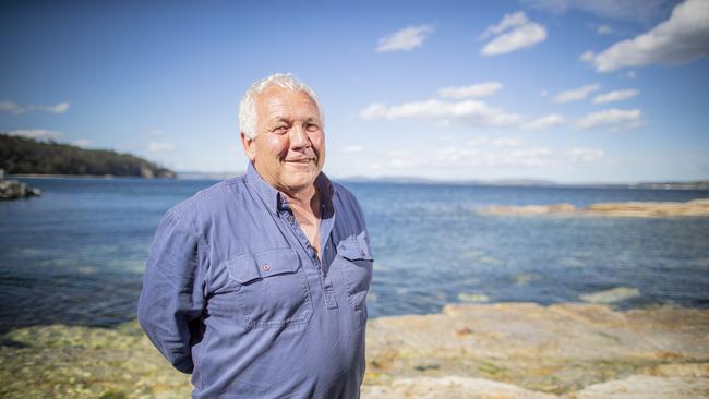 Rodney Dillon, co-chair of Indigenous group TRACA. Mr Dillon is calling on the State Government to allow indigenous groups to on-sell cultural catches of abalone and other high-value seafood. Picture: RICHARD JUPE