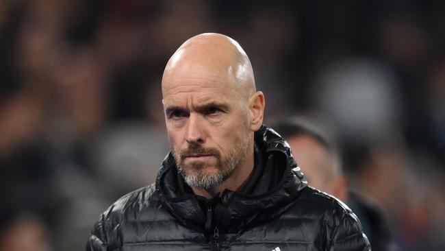 LONDON, ENGLAND – MAY 06: Erik ten Hag, Manager of Manchester United, walks towards the tunnel after the team's defeat in the Premier League match between Crystal Palace and Manchester United at Selhurst Park on May 06, 2024 in London, England. (Photo by Justin Setterfield/Getty Images)