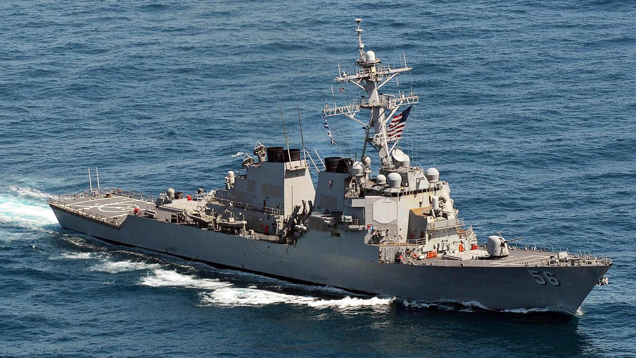 The Arleigh Burke-class guided-missile destroyer USS John S. McCain (DDG 56). Picture: US Navy/AFP