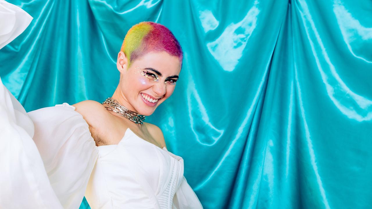 Montaigne premiered Technicolour at the Sydney mardi Gras celebrations. Picture: SBS/Supplied.