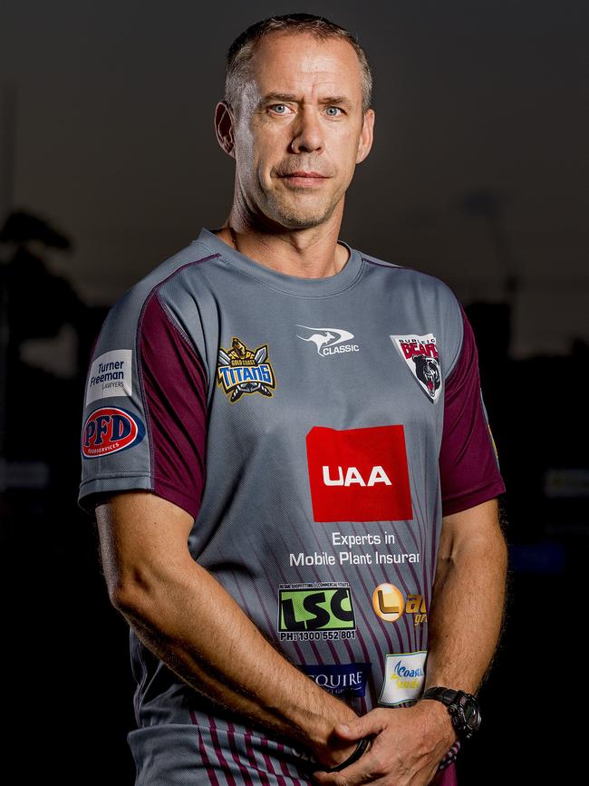 Burleigh Bears A-Grade coach Matt Foster. Picture: Jerad Williams