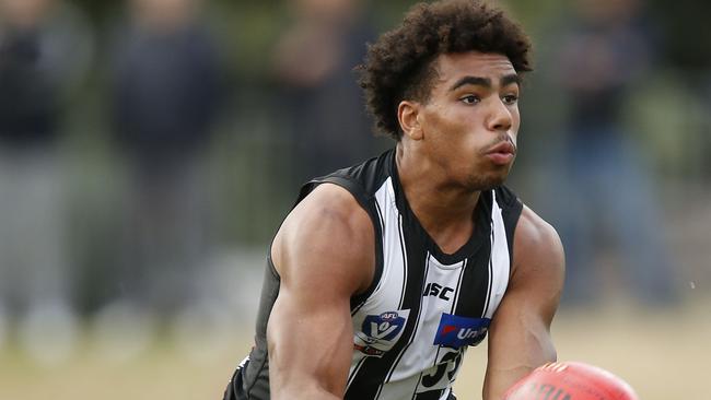 Matthews said Isaac Quaynor was a ‘free hit’ for Collingwood. Pic: Getty Images