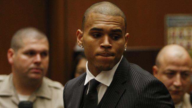 In 2009 Chris Brown pleaded guilty and was sentenced to five years’ probation for assaulting Rihanna.