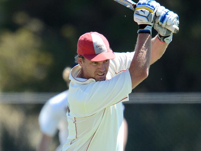 Nick Jewell on the attack for Sorrento.