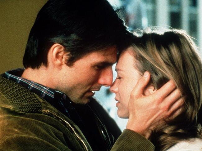 Tom Cruise and Renée Zellweger in Jerry Maguire.