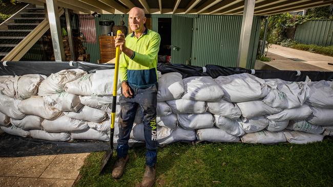 Max Bell at his holiday shack on River Lane in Mannum, on November 23rd, 2022. Picture: Tom Huntley