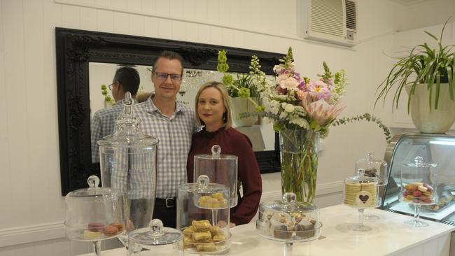 Husband and wife team Simon and Renee Desmarchelier. Picture: Rhylea Millar