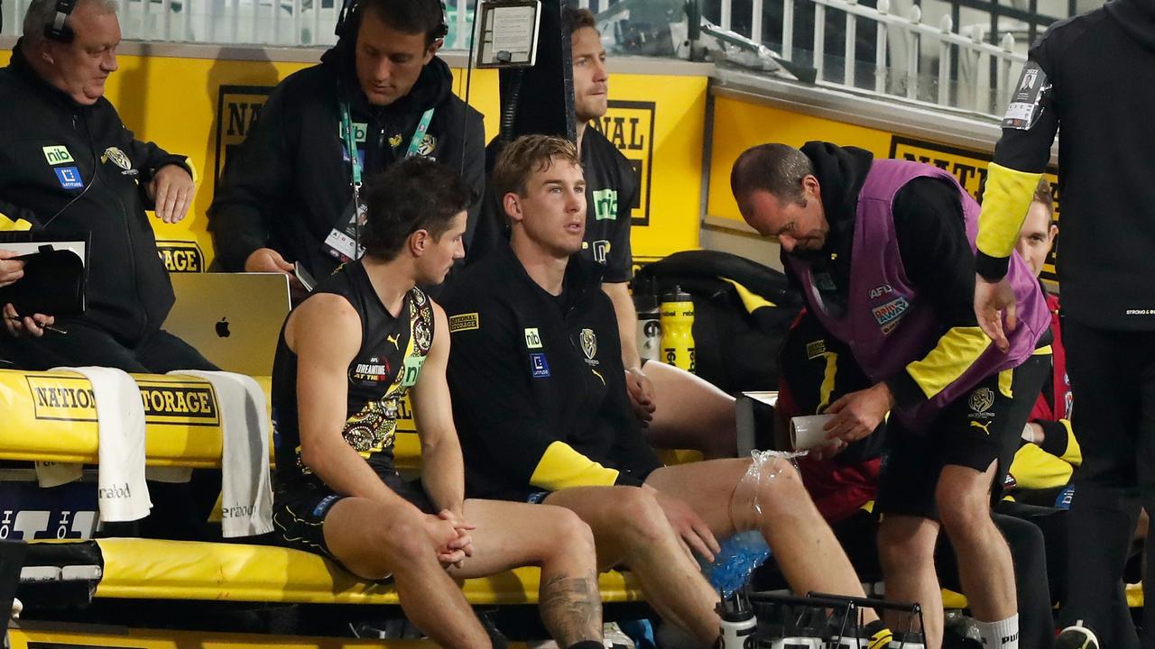 Tom Lynch suffered a hamstring injury in round 10. Picture: Dylan Burns/AFL Photos via Getty Images