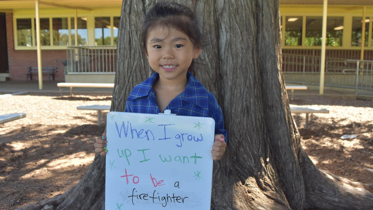 My First Year - South Wagga Public School students say what they would like to be when they grow up . Picture: Sam Turner