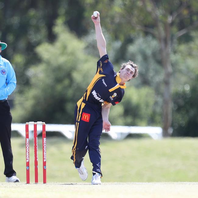 Zak Graham was outstanding with the bat and ball for the Central Coast. Picture: Sue Graham