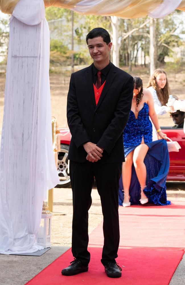 Jackson Daly arrives at the Gympie State High School formal 2023. November 16, 2023. Picture: Christine Schindler