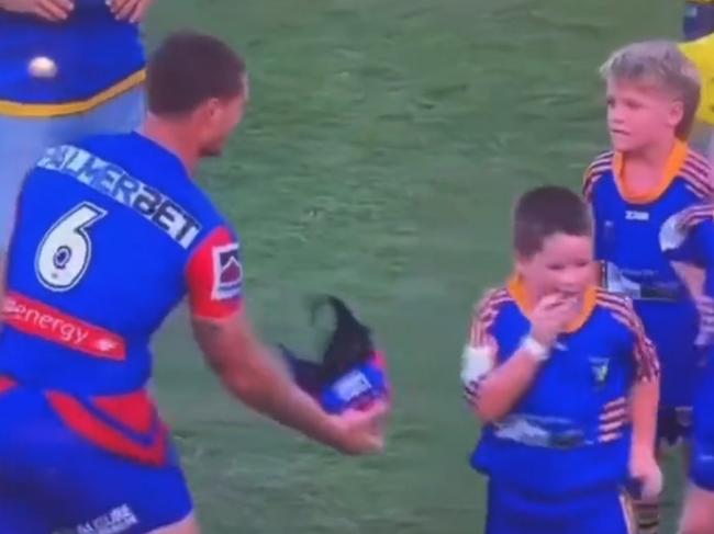 Kalyn Ponga's headgear offer was brutally declined.