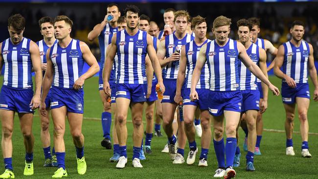 Some North Melbourne players have been left in limbo.