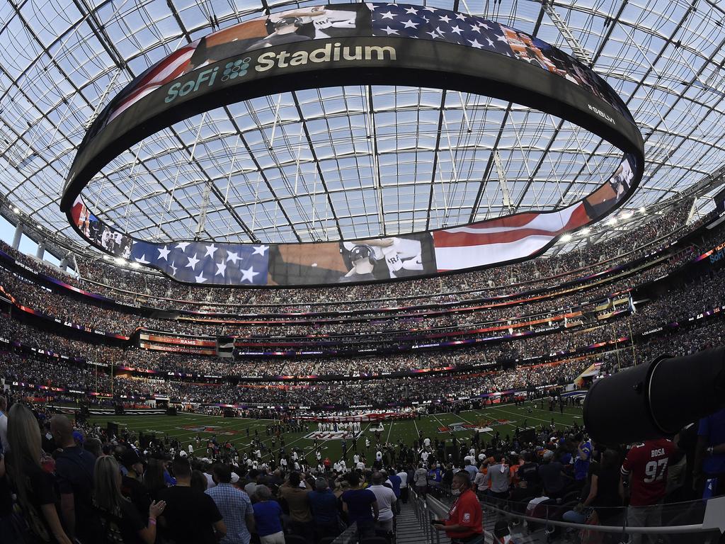 SoFi Stadium in LA played host to the Super Bowl LVI in February. Picture: Focus on Sport/Getty Images