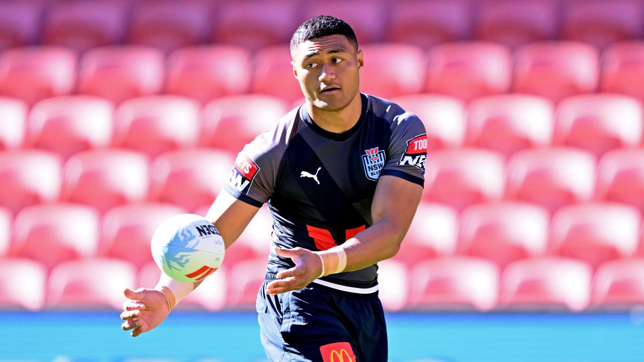 Utoikamanu made his State of Origin debut last year but is playing even better in 2024. Picture: Bradley Kanaris/Getty Images