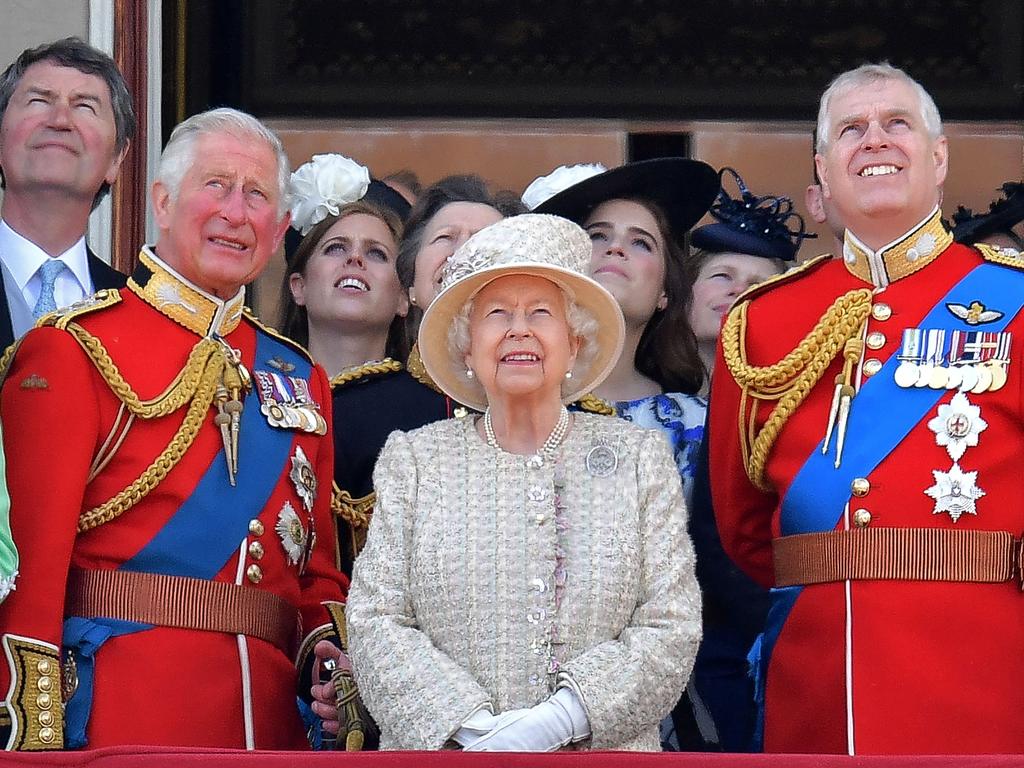 We won’t be seeing a photo like this again, after Prince Charles was instrumental in stripping his brother of royal duties. Picture: Daniel LEAL-OLIVAS / AFP.