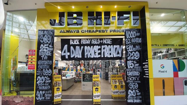 JB Hi Fi had a bumper Black Friday.