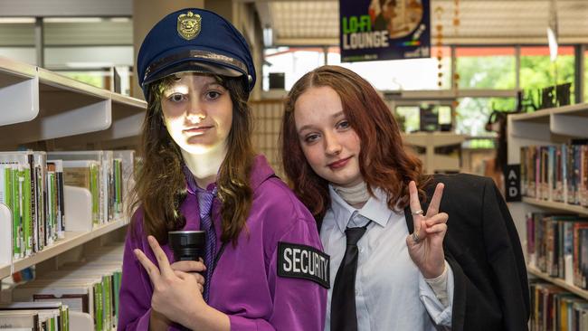 Ruby Jarrett and Alyssia Moloney at the City of Darwin Geektacular event, 2025. Picture: Pema Tamang Pakhrin