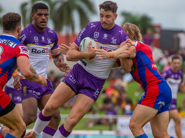 Trent Loiero has revealed the important role Nicho Hynes played in his early NRL days. Picture: Pita Simpson/Getty Images