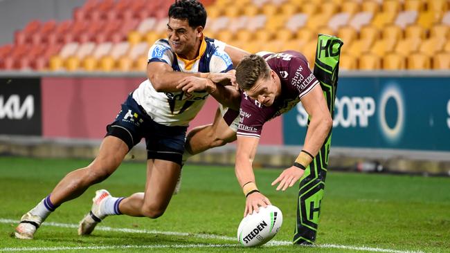 Manly winger Reuben Garrick set a record for points in a season in 2021. Picture: AAP Image