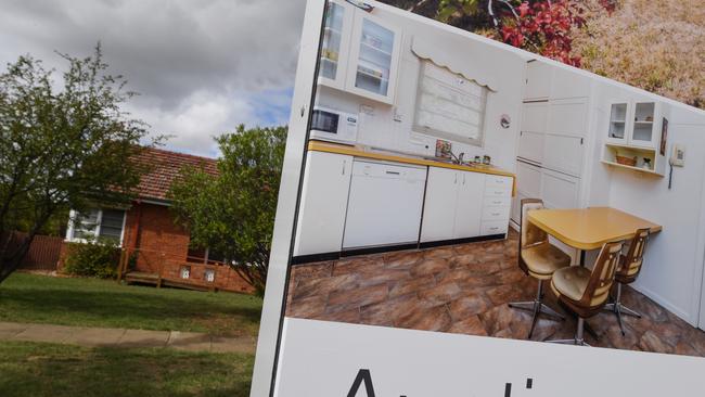 Experts predict property prices could fall further if the government doesn’t extend JobKeeper support. Picture: AAP Image/Lukas Coch