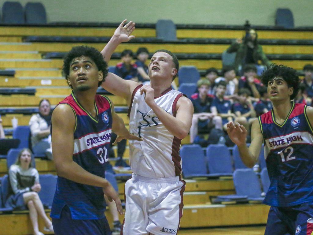 GPS basketball The Southport School v Brisbane State High School at TSS. Picture: Glenn Campbell